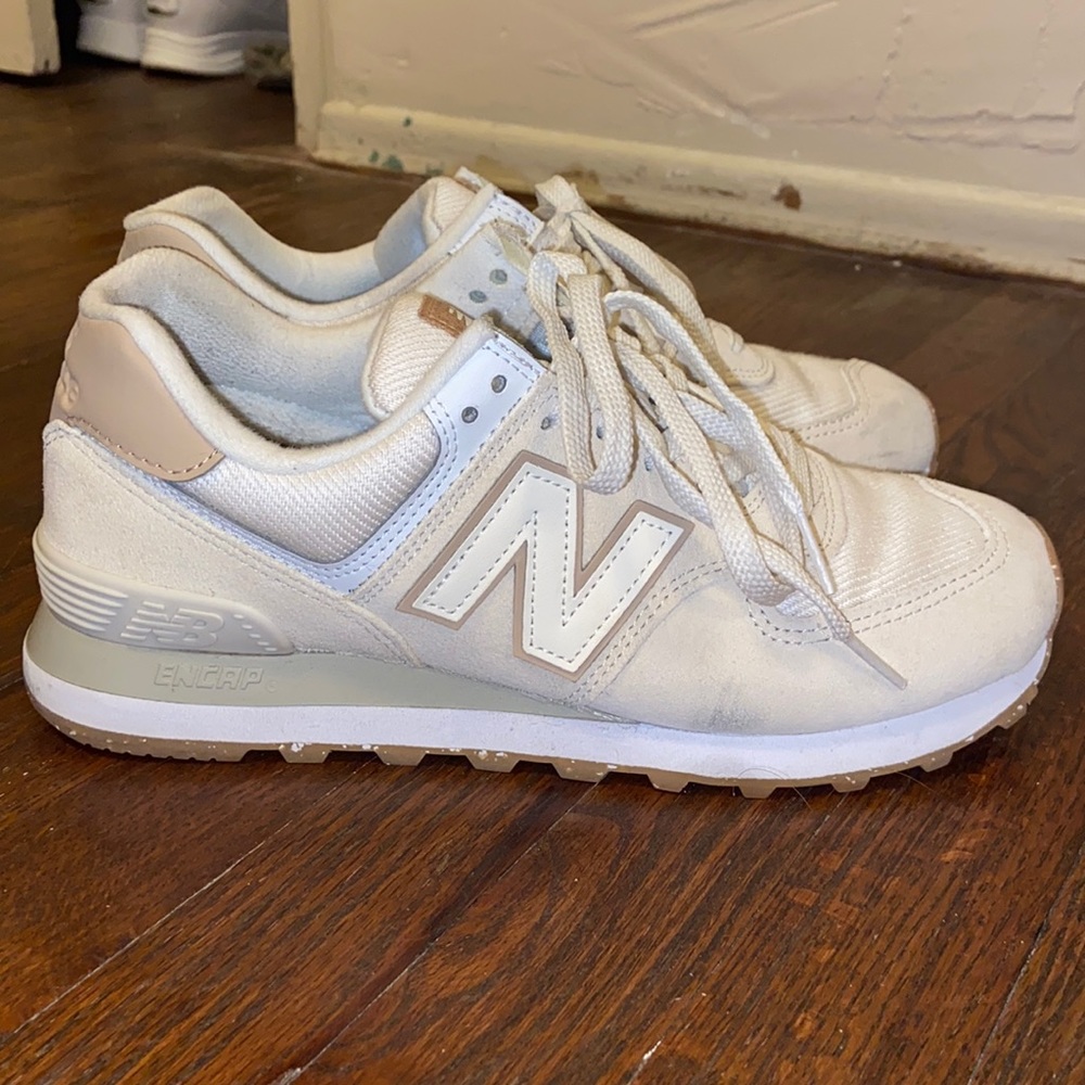 New Balance 574s ivory 8
